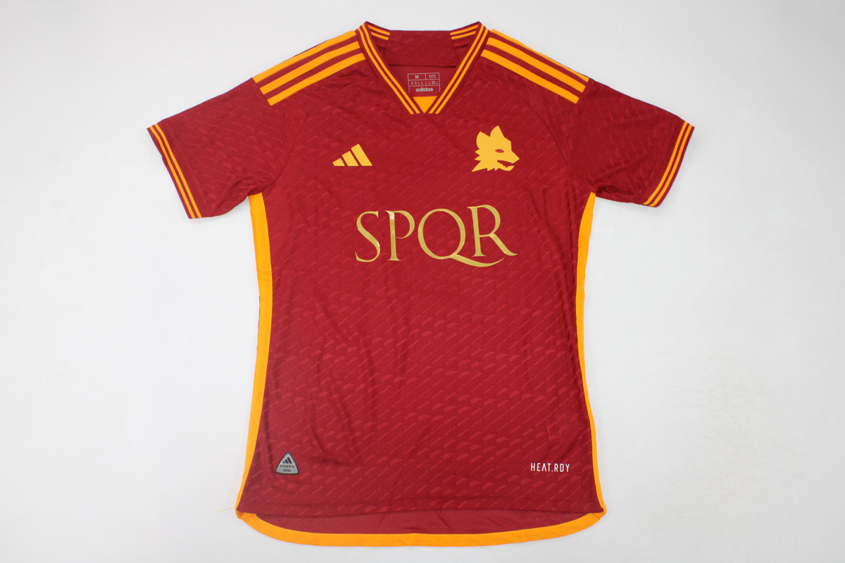 AAA Quality Roma 23/24 Home Sponsor Soccer Jersey(Player)